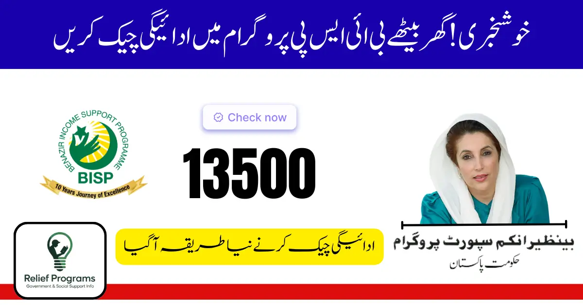 BISP 8171 CNIC Check Online