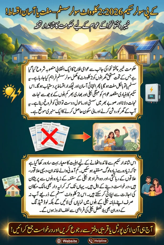 KP Solar Scheme 2026